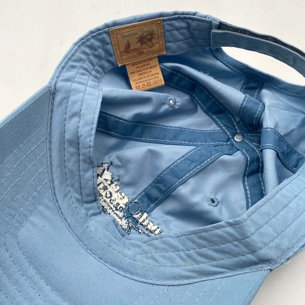 Quail Creek Resort Golf Hat OSFM Blue Polyester Embroidered Cap Dad Slouch